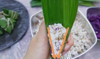三角粽子怎么包图解