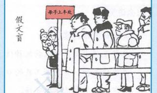 漫画的启示五年级假文盲